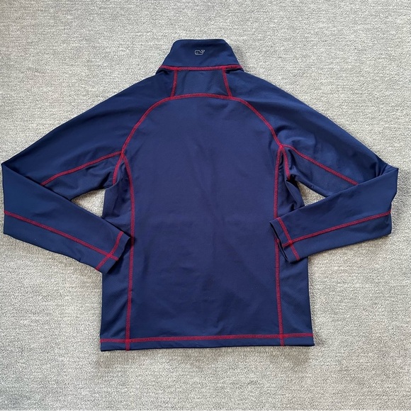 Vineyard Vines Navy Zip-Up Performance Jacket - Picture 3 of 7
